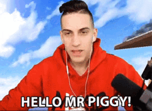 Hello Mr Piggy George Devin Millar GIF - Hello Mr Piggy George Devin Millar Hello Piggy GIFs