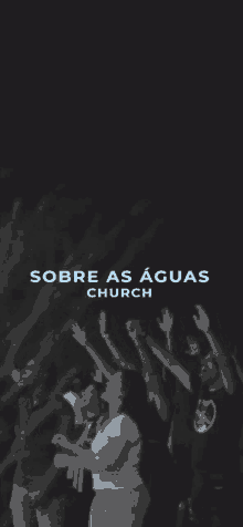 a blue and black background with waves that look like water