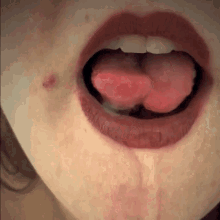 Split Tongue Water GIF