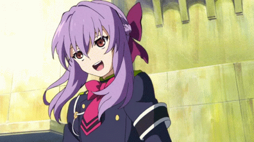 Anime Purple Hair GIF - Anime Purple Hair Girl - Discover & Share GIFs