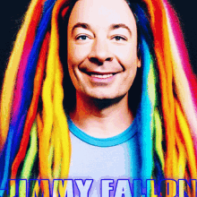 Smoke Jimmy Fallon GIF - Smoke Jimmy Fallon Rainbow GIFs