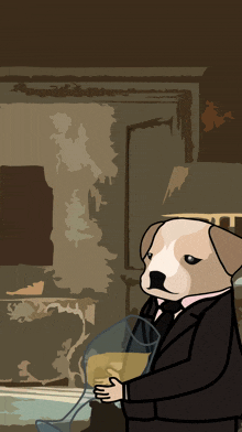 Dog In Suit Dgs GIF - Dog In Suit Dgs Dog GIFs
