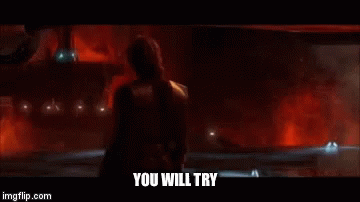 you will try