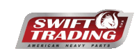 swift trading american heavy parts logo with a horse on it