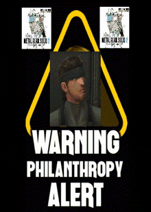 Philanthropy Metal Gear Solid 2 GIF - Philanthropy Metal Gear Solid 2 Solid Snake GIFs