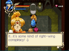 a video game says it 's some kind of right wing conspiracy