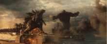 Godzilla King Kong GIF - Godzilla King Kong Kong GIFs