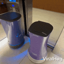The Robot Gets Off The Elevator Viralhog GIF - The Robot Gets Off The Elevator Viralhog The Robot Exits The Elevator GIFs