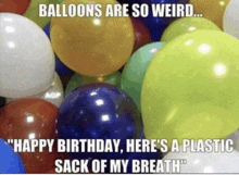 Birthday Meme Balloons GIF - Birthday Meme Balloons Happy Birthday Balloons GIFs