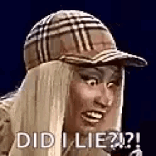 Nicki Minaj Did I Lie GIF - Nicki Minaj Did I Lie Funny - Discover & Share  GIFs