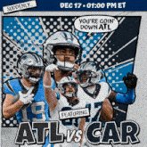Carolina Panthers Vs. Atlanta Falcons Pre Game GIF - Nfl National Football League Football League GIFs