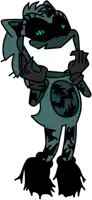 a cartoon drawing of a sonic the hedgehog wearing sunglasses and holding a microphone
