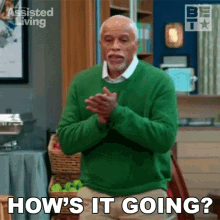 Hows It Going Reginald June GIF - Hows It Going Reginald June Assisted Living GIFs