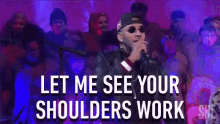 Let Me See Your Shoulders Work Hunch GIF - Let Me See Your Shoulders Work Hunch Singing GIFs