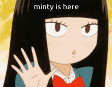 Minty Entrance Sawako Hello GIF