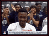 Emmanuel Stephen Arizona Wildcats Basketball GIF - Emmanuel Stephen Arizona Wildcats Basketball Commit GIFs