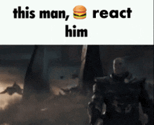 This Man Burger React Him GIF