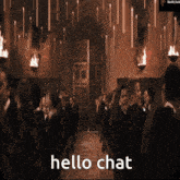 Hagrid Hello Chat GIF - Hagrid Hello Chat Harry Potter GIFs