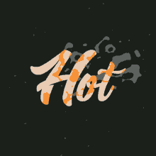 hot typography flames burning heat