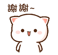 a cartoon cat with chinese writing on it
