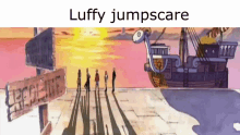 luffy jumpscare meme one piece epic