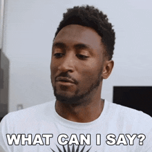 What Can I Say Marques Brownlee GIF - What Can I Say Marques Brownlee What Am I Supposed To Say GIFs