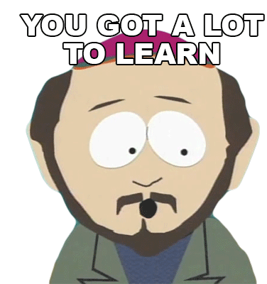 You Got A Lot To Learn Gerald Broflovski Sticker - You Got A Lot To Learn Gerald Broflovski South Park Stickers