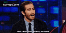 there%27s a hollywood hierarchy my friend. lol jake gyllenhaal hindi