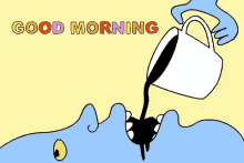Good Morning Bring The Coffee GIF - Good Morning Bring The Coffee Drinking Coffee GIFs