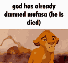 Kaperoo Mufasa GIF - Kaperoo Mufasa God Damn Mufasa GIFs