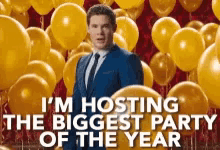 Im Hosting The Biggest Party Of The Year GIF - Im Hosting The Biggest Party Of The Year GIFs