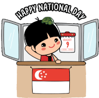 Akkg National Day Sticker