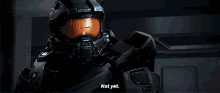 Halo Master Chief GIF - Halo Master Chief Not Yet GIFs