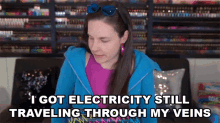 i got electricity still traveling through my veins cristine raquel rotenberg simply nailogical i am pumped energized