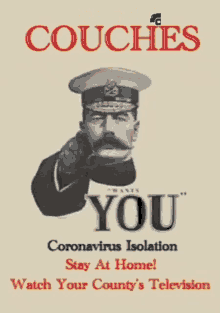 self isolation coronavirus poster stay at home