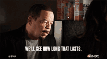 Well See How Long That Lasts Odafin Tutuola GIF - Well See How Long That Lasts Odafin Tutuola Law And Order Special Victims Unit GIFs