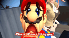 Smg4 Mario GIF - Smg4 Mario Please I Beg You GIFs
