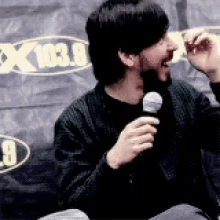 Smiling Mike Shinoda GIF - Smiling Mike Shinoda Linkin Park GIFs