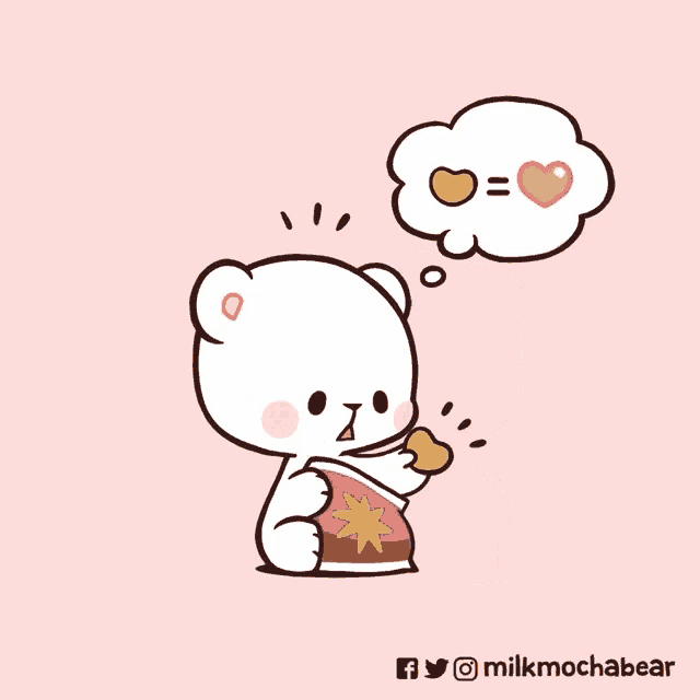 Milk and Mocha Wallpaper - iXpap | Milk & mocha, Bear wallpaper, Cute love  gif