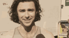Mitchell Smiling GIF - Mitchell Smiling Being Human GIFs