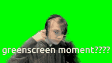 Greenscreen Nate Headphone GIF - Greenscreen Nate Nate Greenscreen GIFs