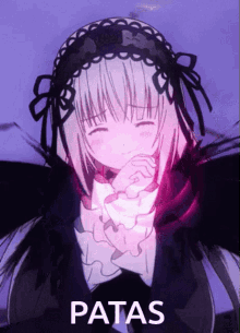 rozen maiden suigintou anime happy odio gente prieta