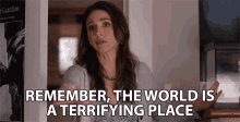 Remeber The World Is A Terrifying Place Be Careful Of Everything GIF