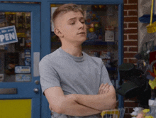 Max Smiling With His Arms Crossed Coronation Street GIF - Max Smiling With His Arms Crossed Coronation Street Corrie GIFs