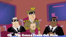 Johnny Test The General GIF - Johnny Test The General Oh Im Gonna Freak Out Now GIFs