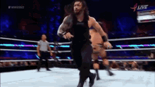 Roman Reigns Big Boot GIF - Roman Reigns Big Boot Right Hand GIFs