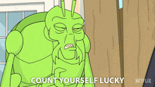 Count Yourself Lucky Axatrax GIF - Count Yourself Lucky Axatrax Mulligan GIFs