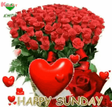 Happy Sunday Wishes GIF - Happy Sunday Wishes Heart Symbol GIFs