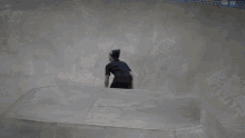 a skateboarder is doing a trick on a ramp that says tf