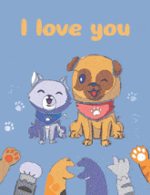 I Love You National Pet Day GIF